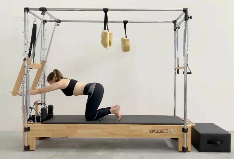 Azafit Pilates Cadillac reformer nyújtó pad és állvány