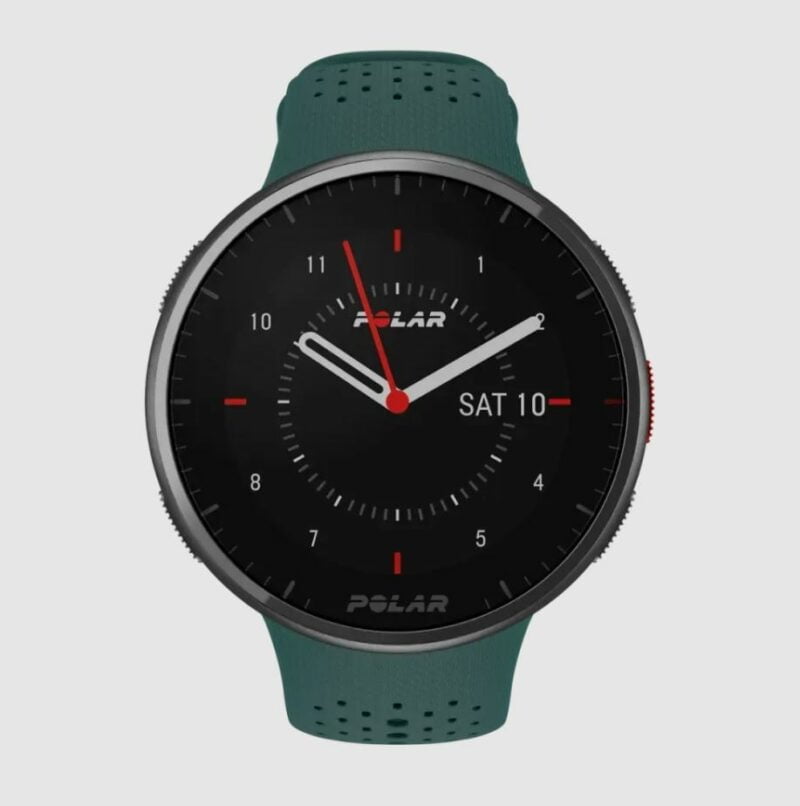 polar_pacer_aurora_zold_futoora_s_l_csuklopanttal Polar Pacer Pro futó óra S-L csuklópánttal