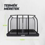 VirtuFit Földbe sülyesztett trambulin 183 x 274 cm