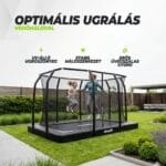 VirtuFit Földbe sülyesztett trambulin 213 x 305 cm
