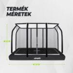 VirtuFit Földbe sülyesztett trambulin 213 x 305 cm