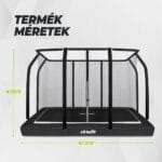 VirtuFit Földbe sülyesztett trambulin 244 x 366 cm