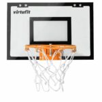 VirtuFit Mini kosárlabda palánk 2 labdával és pumpával - fekete