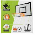 VirtuFit Mini kosárlabda palánk 2 labdával és pumpával - fekete