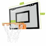 VirtuFit Mini kosárlabda palánk 2 labdával és pumpával - fekete