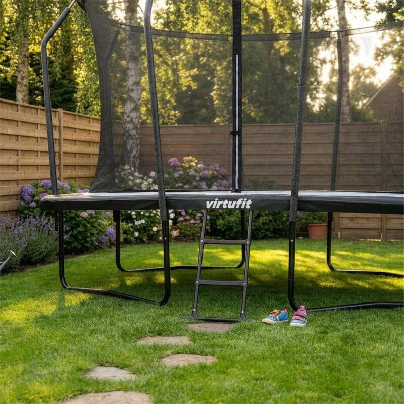 VirtuFit Prémium Trambulin biztonsági hálóval 244 x 366 cm
