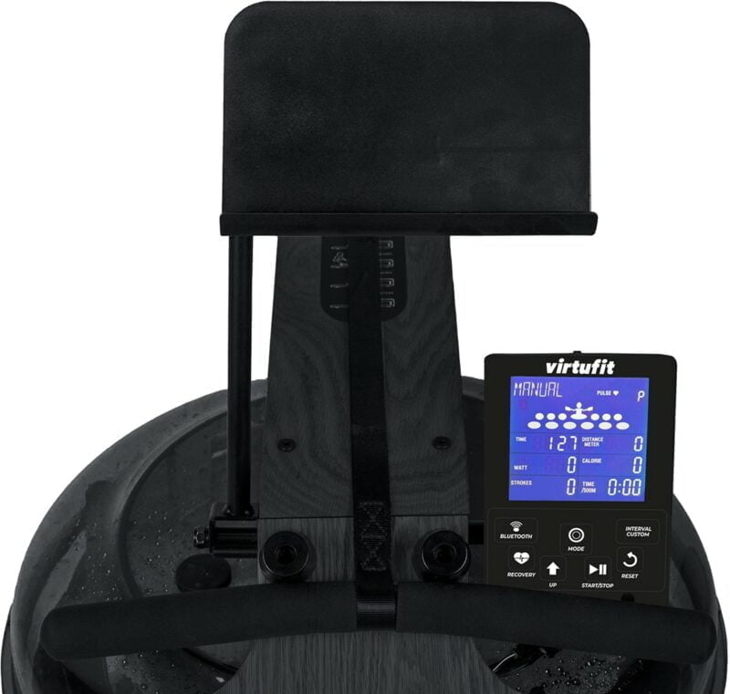VirtuFit Elite víz ellenállásos fa evezőpad - Black Edition
