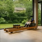 VirtuFit Elite víz ellenállásos fa evezőpad - Oak Edition