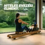 VirtuFit Elite víz ellenállásos fa evezőpad - Oak Edition