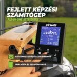 VirtuFit Elite víz ellenállásos fa evezőpad - Oak Edition