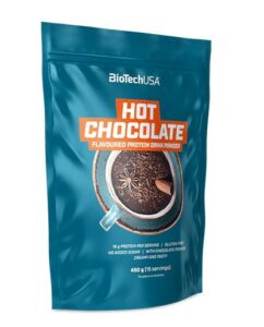 Biotech Usa Hot Chocolate fehérje tartalmú forrócsoki italpor 450g