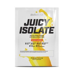 Biotech Usa Juicy Isolate fehérjeitalpor 25g narancs