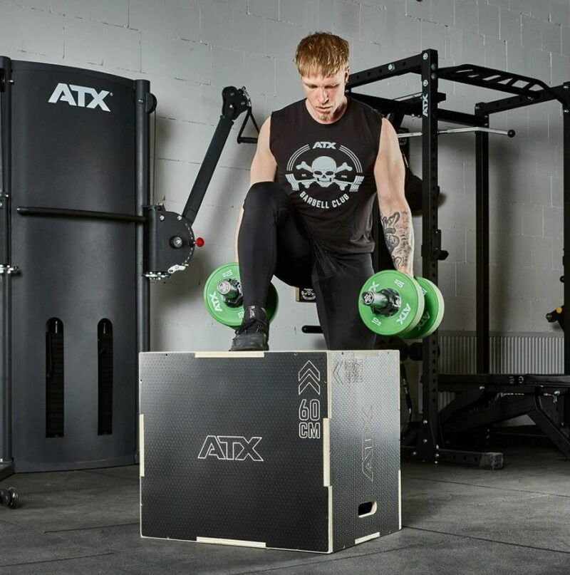 ATX Plyo box csúszásmentes felülettel 50x60x70cm