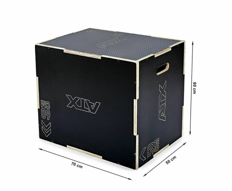 ATX Plyo box csúszásmentes felülettel 50x60x70cm