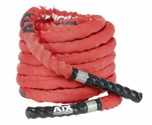 ATX Nylon-al bevont battle rope edzőkötél 15m - piros