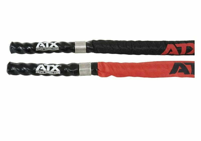 ATX Nylon-al bevont battle rope edzőkötél 15m - piros