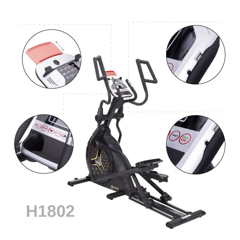 HMS Premium H1802 Félprofi elliptikus tréner