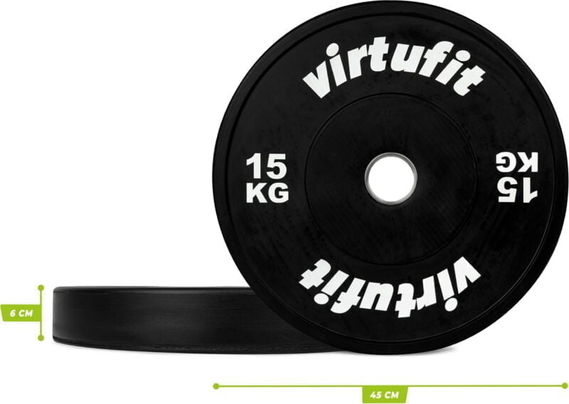 VirtuFit Bumper plate olimpiai gumis súlytárcsa 5-25kg-ig