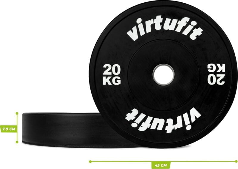 VirtuFit Bumper plate olimpiai gumis súlytárcsa 5-25kg-ig