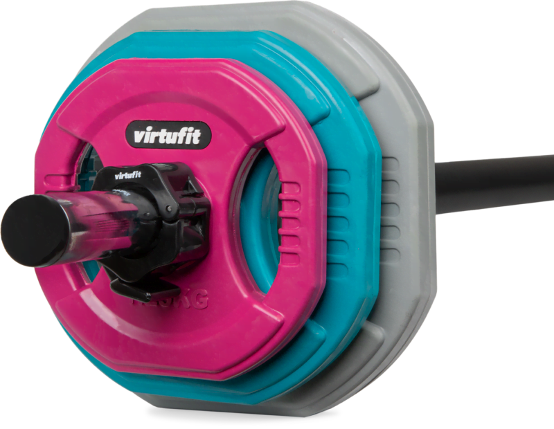 VirtuFit Gumírozott súlyzó szett 20kg