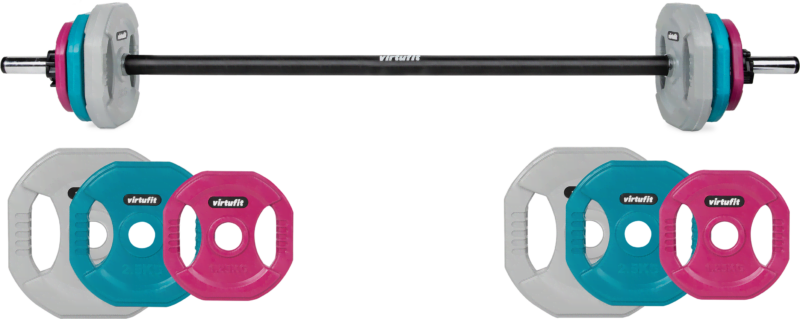 VirtuFit Gumírozott súlyzó szett 20kg