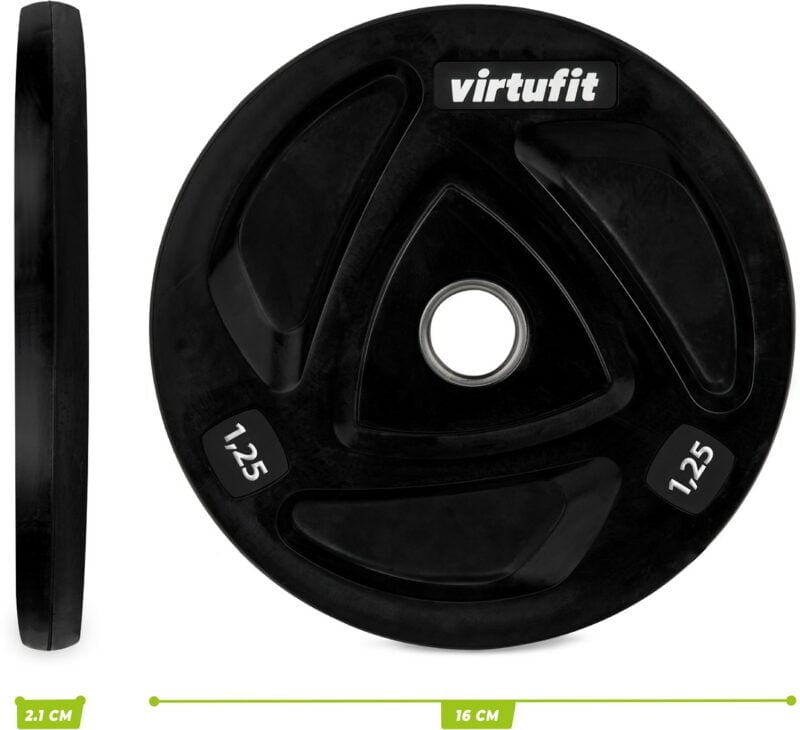 VirtuFit Olimpiai gumis súlytárcsa 1,25-25kg-ig
