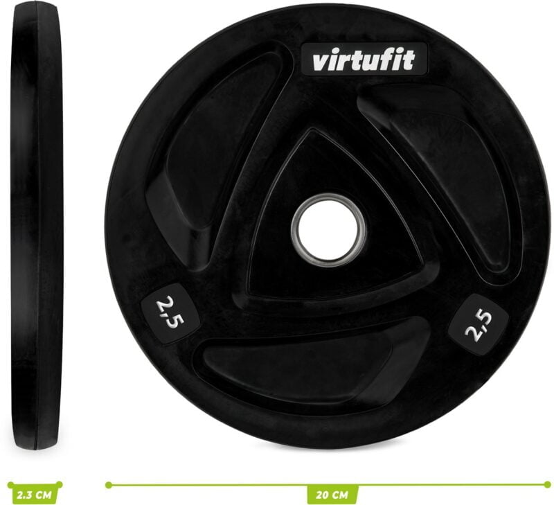 VirtuFit Olimpiai gumis súlytárcsa 1,25-25kg-ig