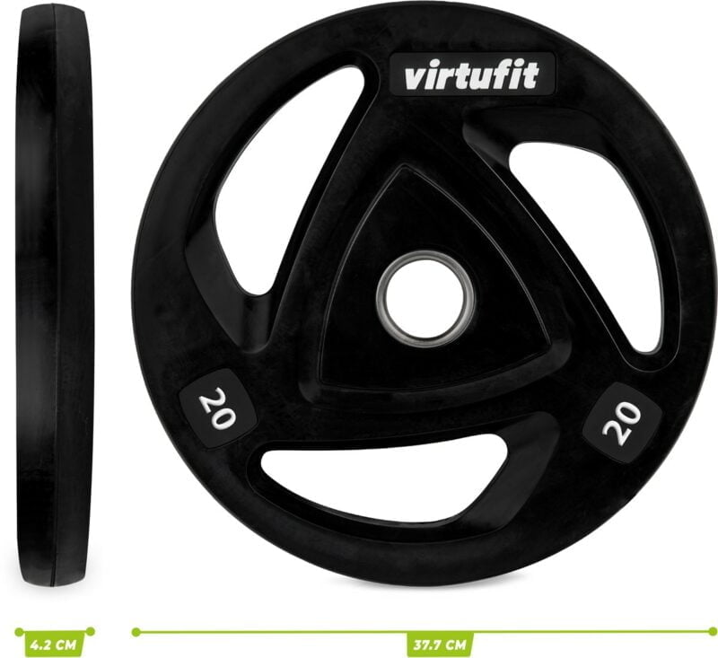 VirtuFit Olimpiai gumis súlytárcsa 1,25-25kg-ig