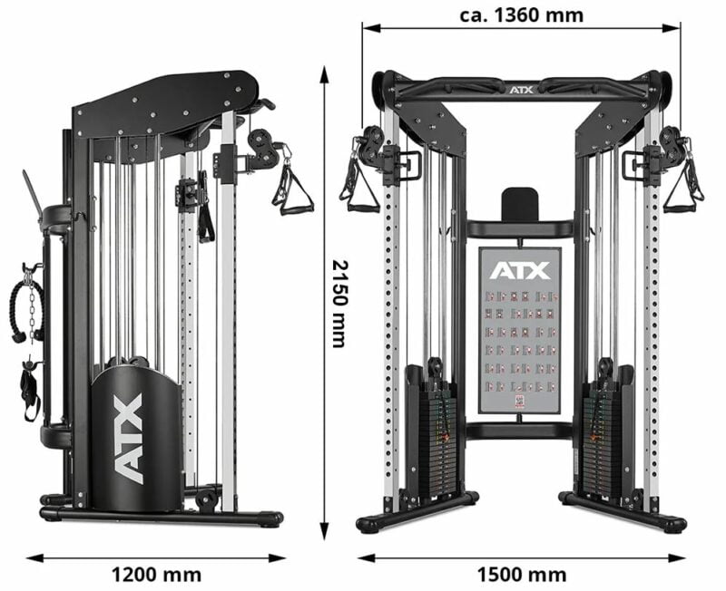 ATX DAP funkcionális torony 2x90kg súllyal