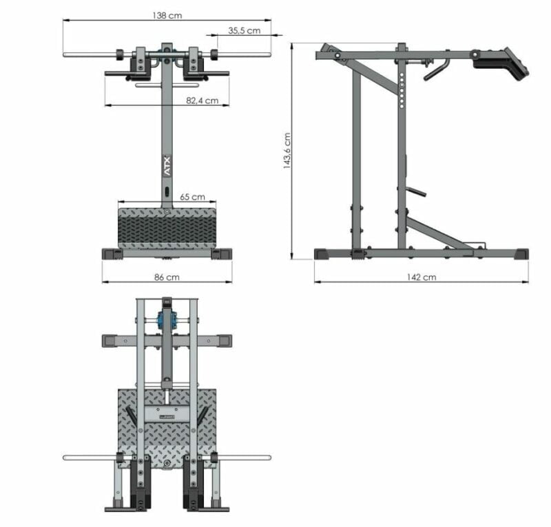 atx_sqm_600_allo_vadligep_guggologep_21 ATX SQM-600 Álló vádligép - guggológép