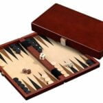 Backgammon Naxos szett 28,5x15cm