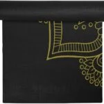 VirtuFit Onyx Black Mandala Prémium jóga matrac 183x61x0,4cm
