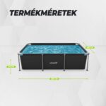 VirtuFit Fémvázas medence vízszűrővel 260x180cm