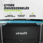 VirtuFit Fémvázas medence vízszűrővel 305x76cm