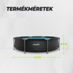 VirtuFit Fémvázas medence vízszűrővel 305x76cm