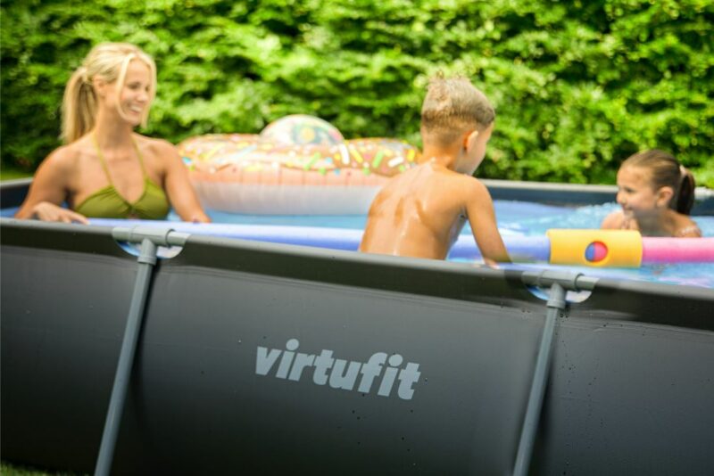 VirtuFit Fémvázas medence vízszűrővel 300x210cm