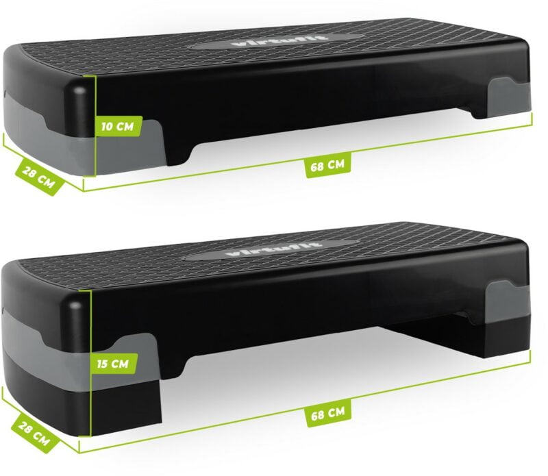 VirtuFit Essential aerobic step pad állítható magassággal