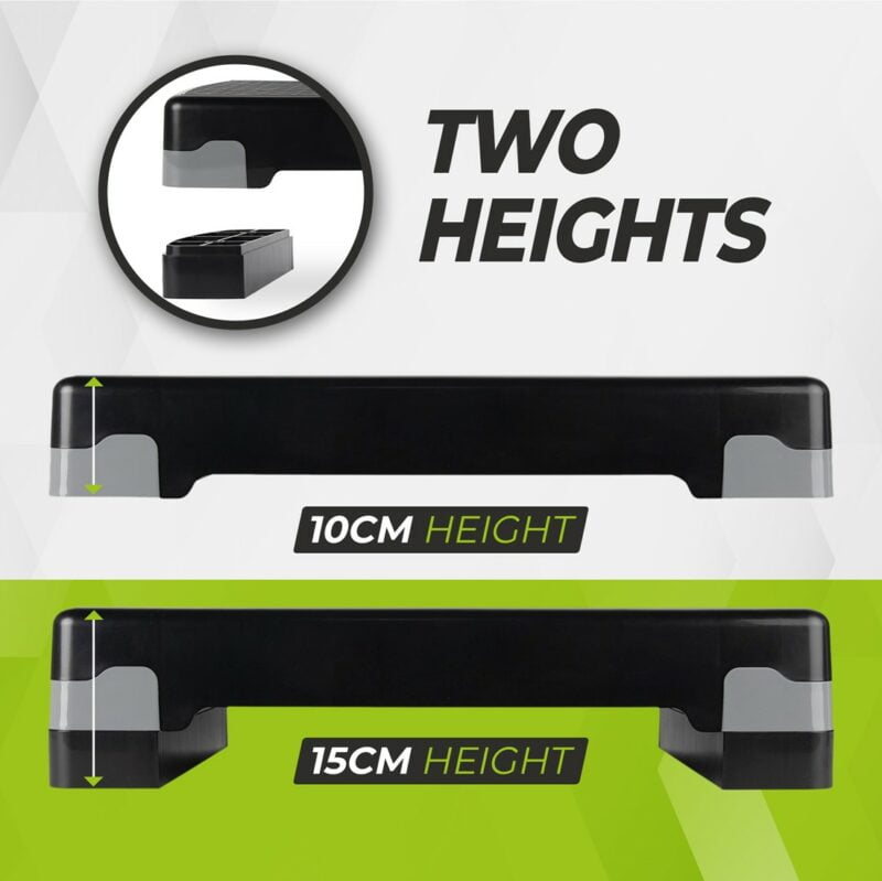 VirtuFit Essential aerobic step pad állítható magassággal