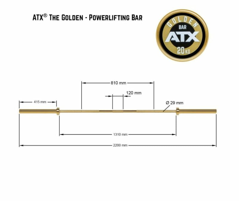 ATX The Gold - Olimpiai rúd 215K - 700kg