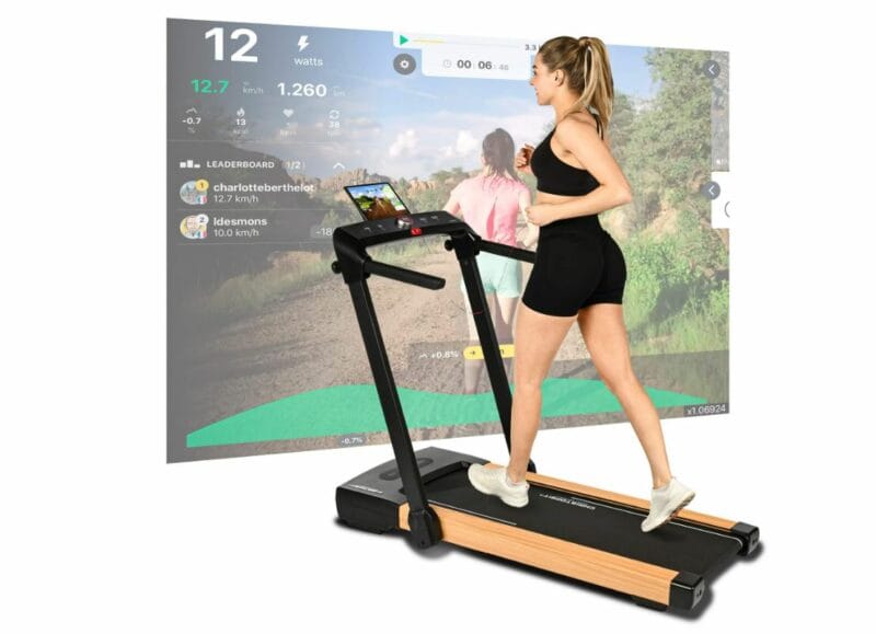 Christopeit sport 2 in 1 futópad fa mintázattal