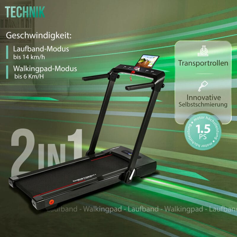 Christopeit sport 2 in 1 S futópad