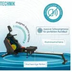 Christopeit sport RW 1000 mágnesfékes evezőpad