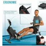 Christopeit sport RW 1000 mágnesfékes evezőpad