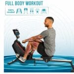 Christopeit sport RW 1000 mágnesfékes evezőpad