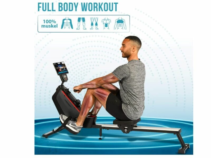 Christopeit sport RW 1000 mágnesfékes evezőpad