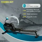 Christopeit sport WP 2000 Water rower evezőpad
