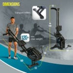 Christopeit sport WP 2000 Water rower evezőpad