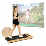 Christopeit sport Walking Pad 4.2 gyaloglópad fa mintázattal