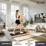 Christopeit sport Walking Pad 4.2 gyaloglópad fa mintázattal