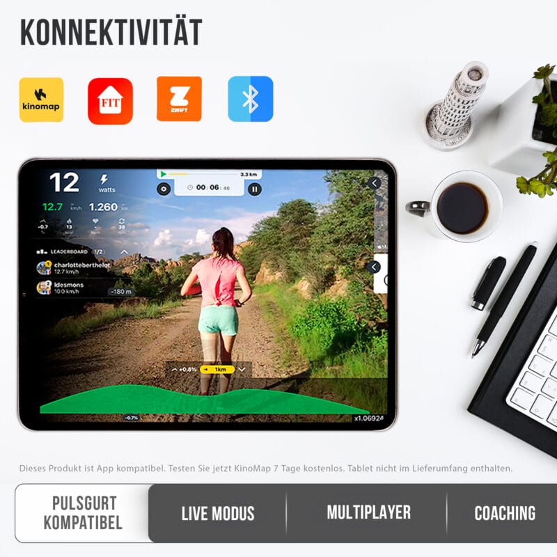 Christopeit sport Walking Pad 4.2 gyaloglópad fa mintázattal